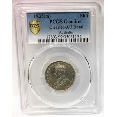 AUSTRALIA 1935 . ONE 1 SHILLING . GENUINE